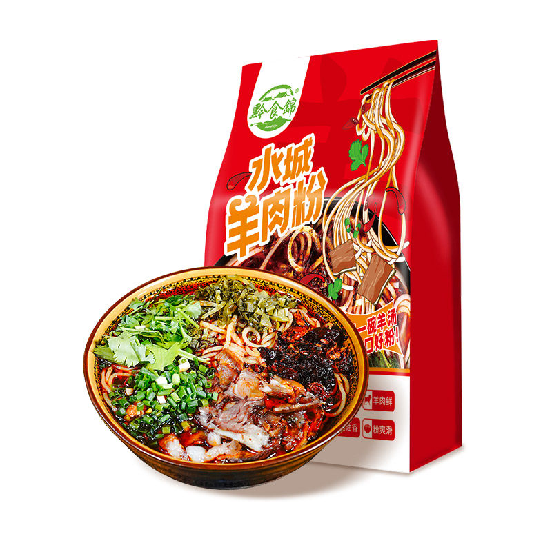 贵州特产水城羊肉粉原汤590g方便面速食六盘水米线早餐小吃食品