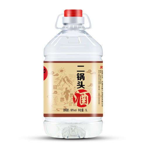 二锅头白酒高度纯粮食68度5L约十斤桶装泡酒散装白酒桶装 - 图0