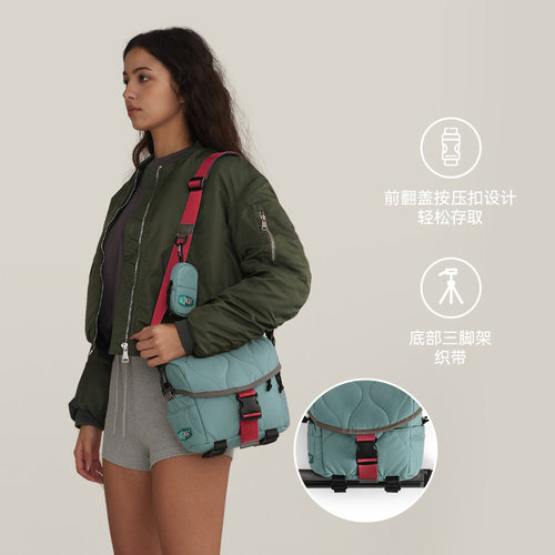 bagsmart相机外出包摄影包便捷微单保护套佳能富士单反相机斜挎包 - 图0