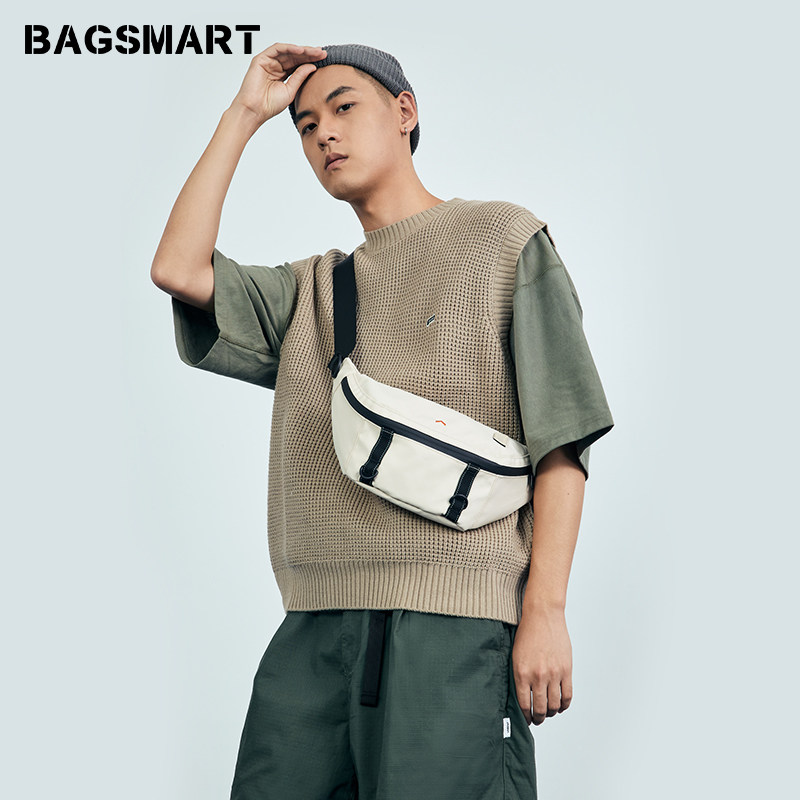 bagsmart原创潮流街头情侣男士包包 bagsmart男士包袋