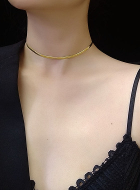 简不褪色防过敏锁骨链摩登时尚