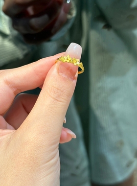 双生花藤蔓缠绕戒指2025新款