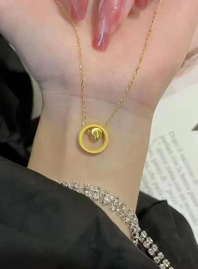 时来运转项链女2025年新18k金色