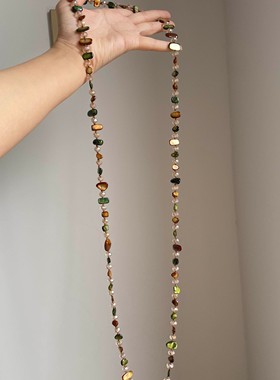 新中式不规则天然贝壳项链