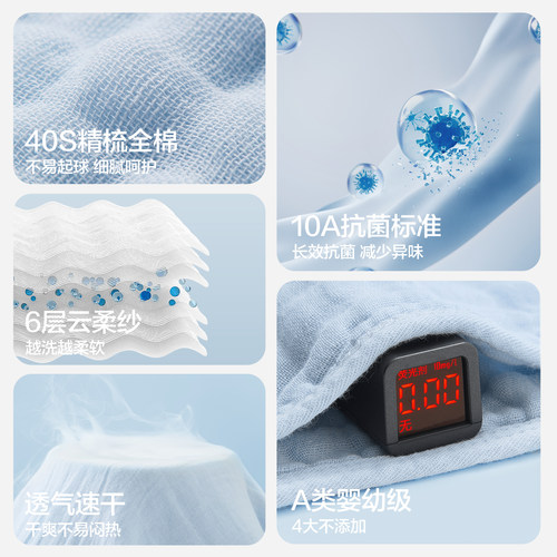 三利洗脸毛巾纯棉100全棉2025新款婴儿童成人家用吸水纱布小方巾 - 图3