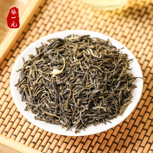 张一元 特级浓香茉莉花茶香雪100g（50g*2袋）古朴包装茉莉花茶 - 图0