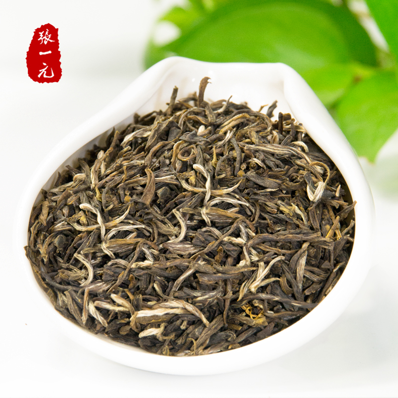 张一元茶叶特级浓香新茶茉莉花茶300g送礼中国红黑罐年货礼盒飘香
