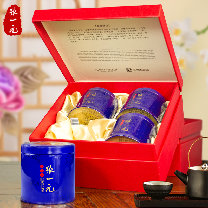 张一元安溪产区浓香型铁观音乌龙茶 张一元一农铁观音