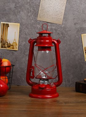 复古怀旧煤油灯户外照明摆件