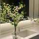 Snow willow, new style with leaves, living room flowers, spring colors, dining table flowers, simulated flowers