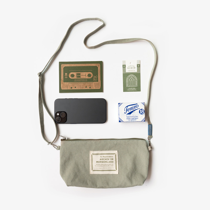 万用整理袋·东方档案馆｜黑塞｜笔袋手拿包杂物袋YKK拉链袋｜纯棉密织水洗帆布｜礼物文具收纳｜上海译文出版社 七海制造局 七海 - 图2