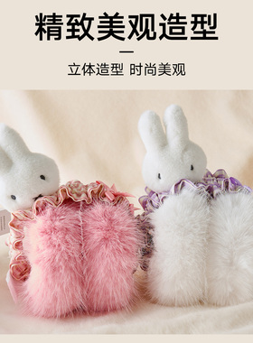 冬季毛绒可爱保暖防风耳套