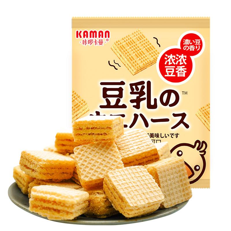 【拍5件】咔啰卡曼日式豆乳威化饼
