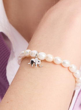 katespade大象造型珍珠手链