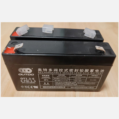 OT1.3-6 OUTDO奥特多蓄电池6V1.3Ah/20HR电子称/电动玩具电池 - 图2