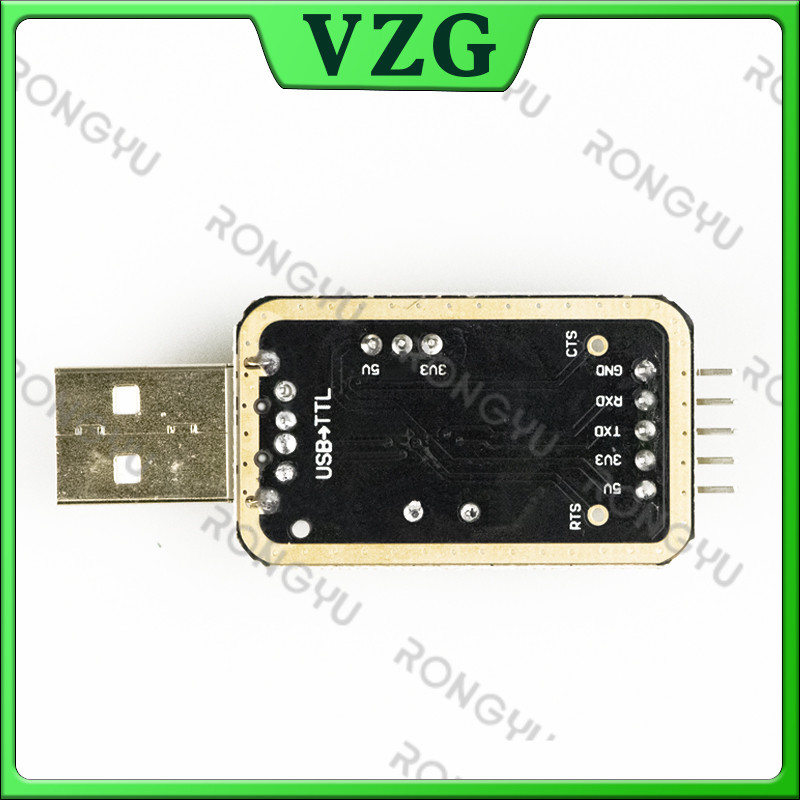 VZG USB转TTL 土豪金CH340G  USB转串口模块刷机STC下载线串口 - 图3