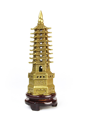 乌石埔黄铜书房客厅文昌塔摆件