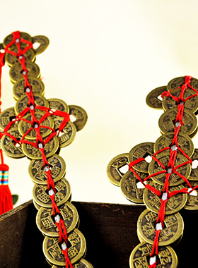 铜钱剑乾隆通宝挂件金钱