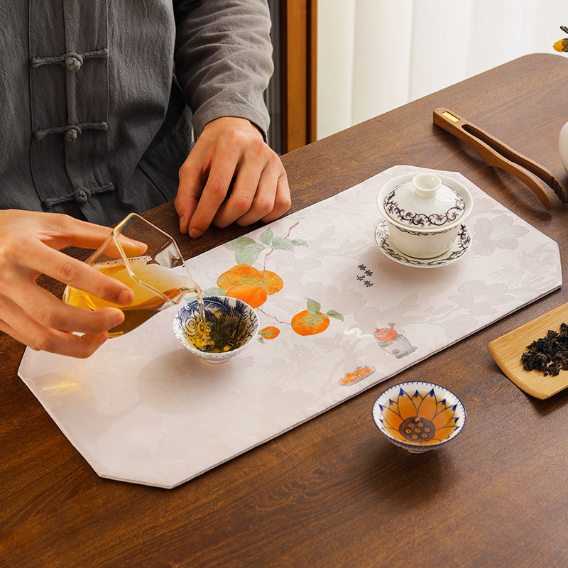 新中式禅意茶席专用茶桌布垫防水茶道垫子茶垫桌旗茶台吸水茶杯垫,淘宝优惠券,粉丝福利购,淘宝优惠卷