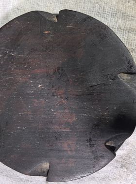 花瓶底座精品回流一木整挖红木紫檀木底座包浆浑厚收藏使用底座