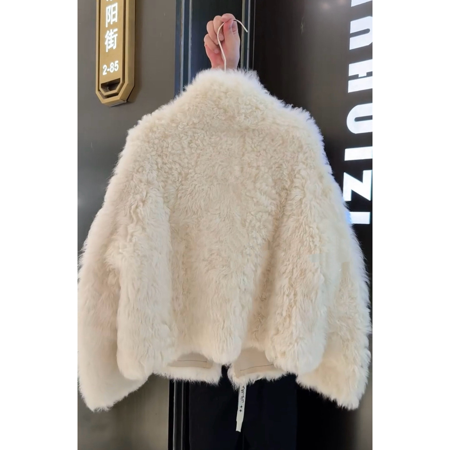 韩系爆款设计感羊羔毛外套女秋冬软糯保暖立领毛毛短外套2025新款,淘宝优惠券,粉丝福利购,淘宝优惠卷