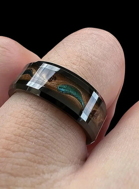 宣宁复古设计不掉色钛钢个性戒指