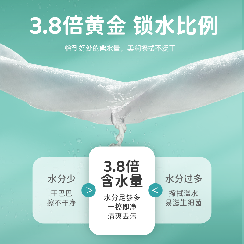 一朵母婴湿巾小包便携婴儿手口湿纸巾学生专用加大加厚10抽*10包