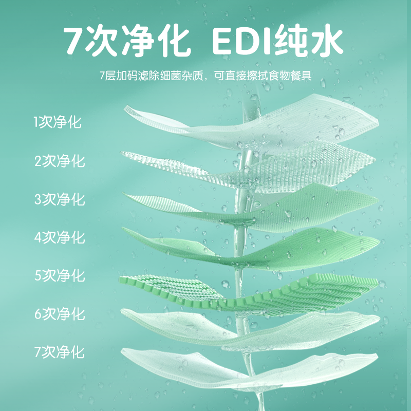 一朵母婴湿巾小包便携婴儿手口湿纸巾学生专用加大加厚10抽*10包