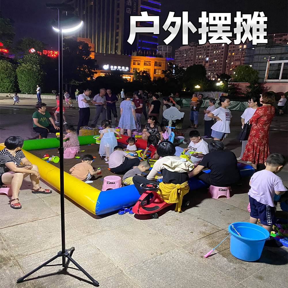 摆摊夜市专用led灯充电户外照明露营移动便携式地摊强光室外超亮 - 图0