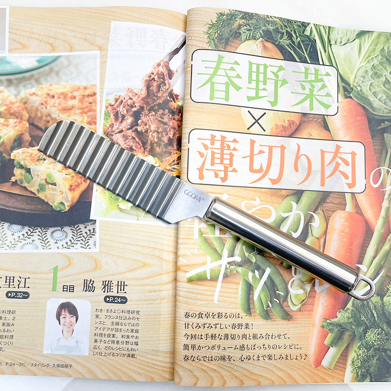 韩国GGOMI创意厨房水果刀不锈钢纹刀切豆腐刀土豆瓜果造型花纹刀-图2
