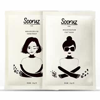 法国sooruz树柔山茶花滋养滋润手膜 sooruz树柔手膜