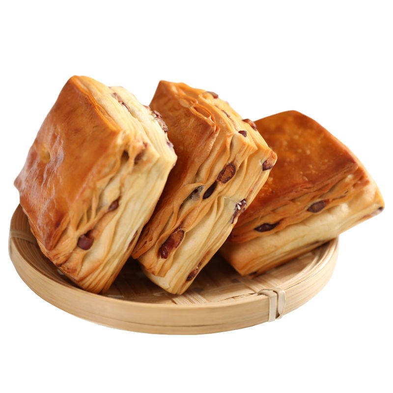 丹麦红豆夹心手撕千层整箱早餐面包 燕旋风西式糕点