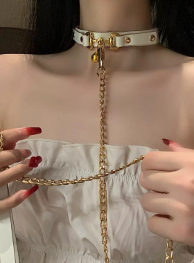 punk Small Bell Collar Women's Neck Chain necklace Clavicle