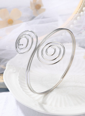 Fashion punk patterned arm ring retro exaggeration bracelet