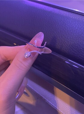 Big eyed cute girl cartoon monster opening ring women's 戒指