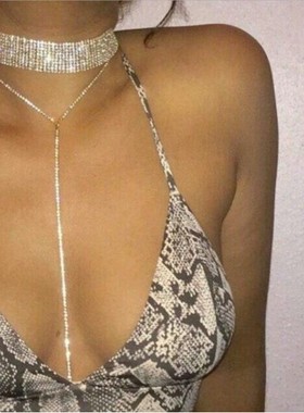 New European style trendy necklace women multi-layer choker