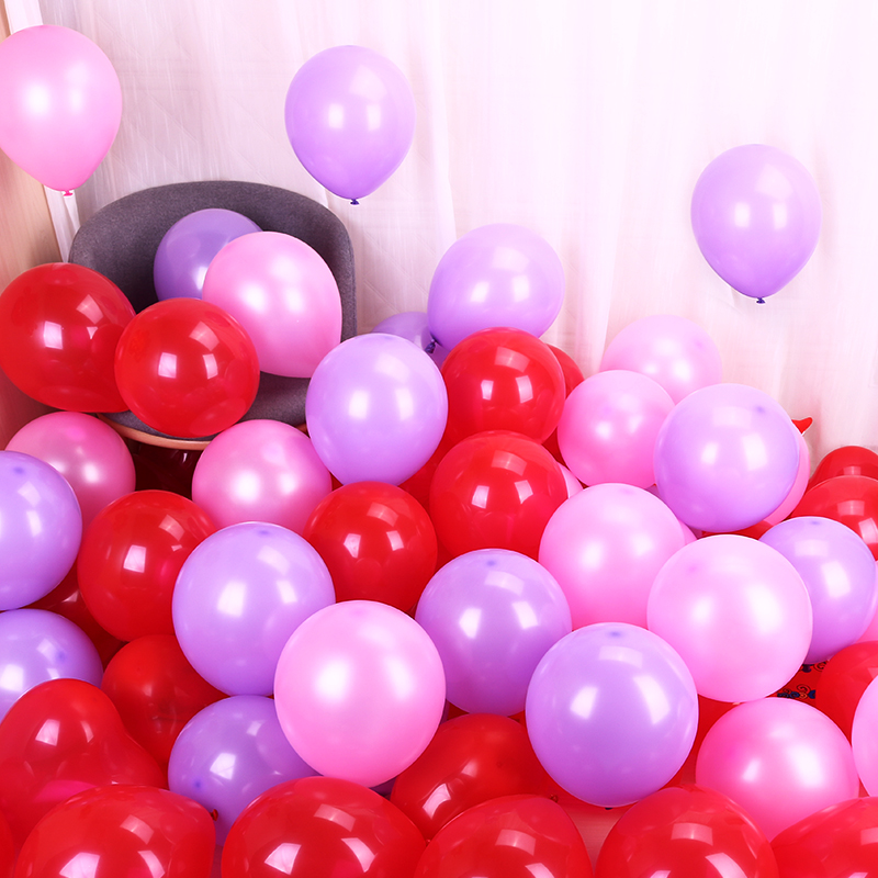 结婚用品大全网红气球加厚防爆婚房婚礼红色婚庆场景布置装饰套装,淘宝优惠券,粉丝福利购,淘宝优惠卷