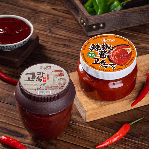 崔奶奶石锅拌饭辣酱韩国风味朝鲜族辣椒酱农家自制辣椒酱咸甜辣酱 - 图2