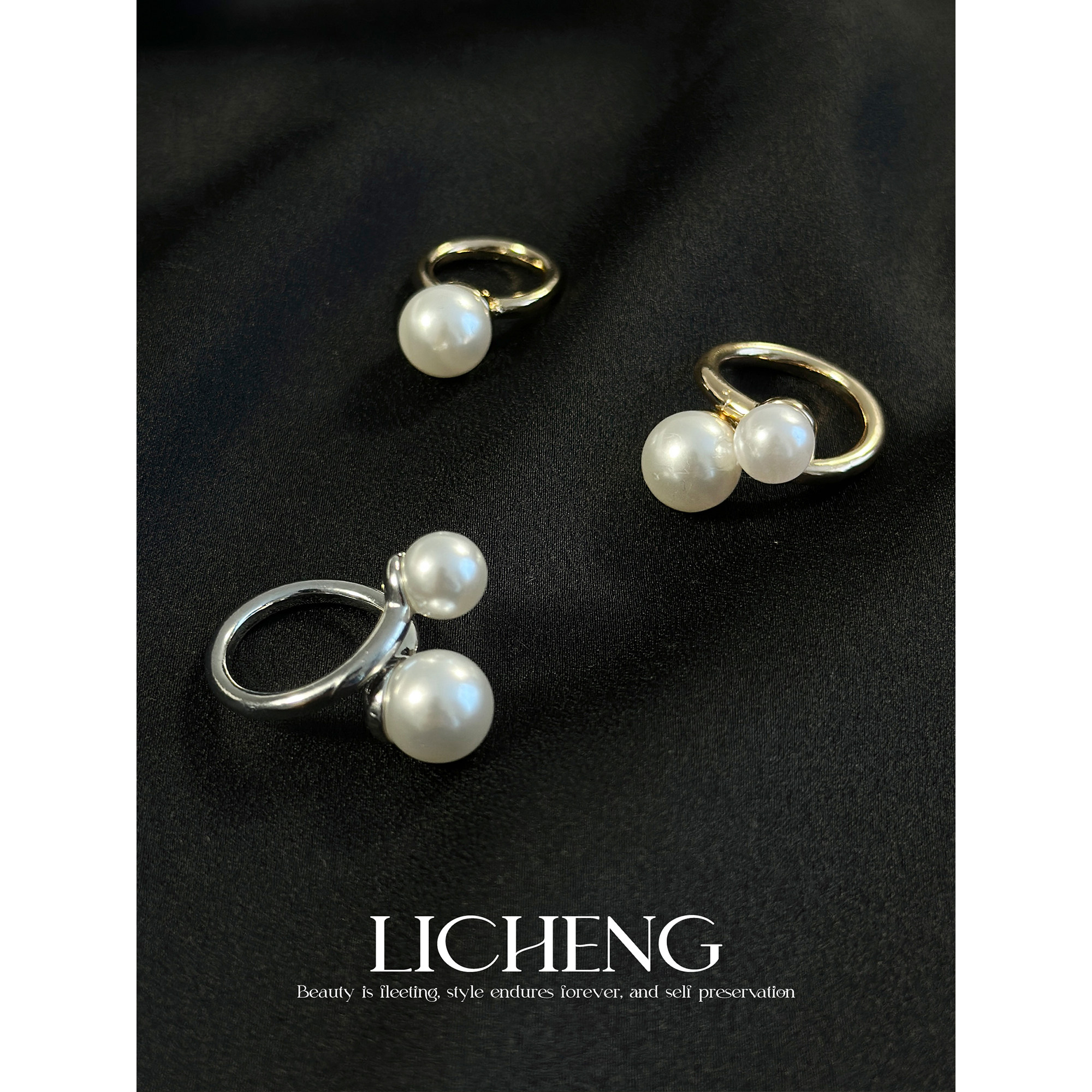 礼诚 高级感简约丝巾扣围巾扣 百搭优雅穿搭配饰江疏影同款马环扣