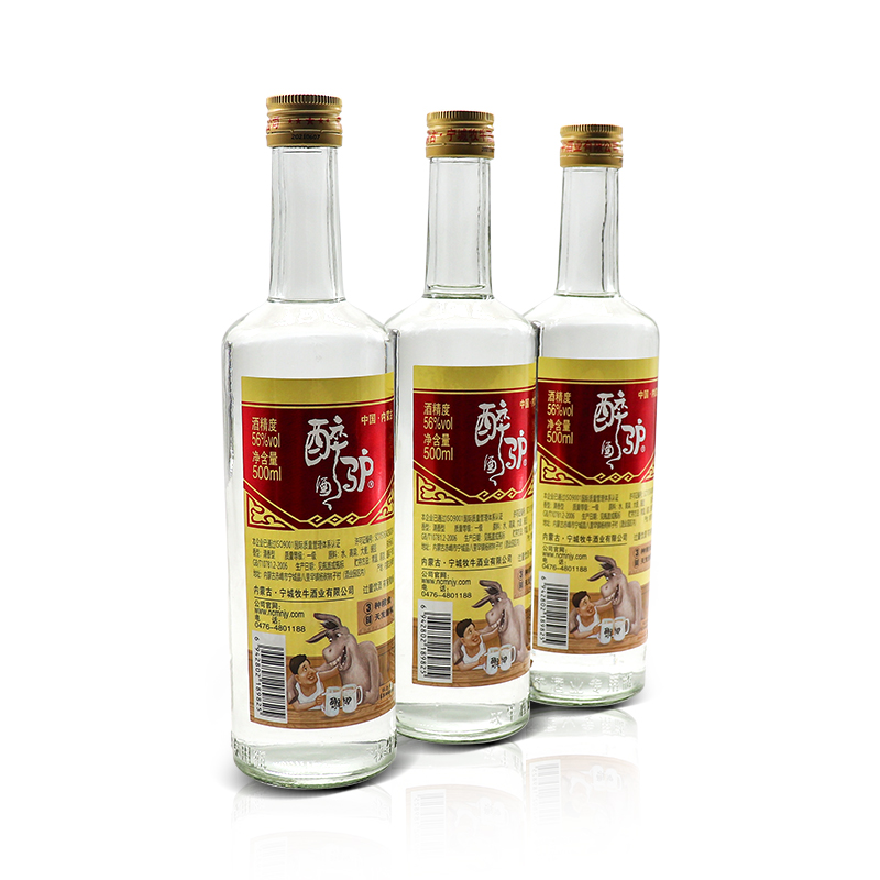 闷倒驴56度500ml*12瓶白酒整箱醉驴牌高度粮食酒牧牛酒业内蒙特产 - 图1