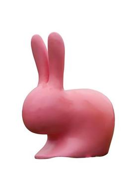 户外园林景观兔子雕塑抽象彩色玻璃钢兔子售楼部商场装饰大型摆件