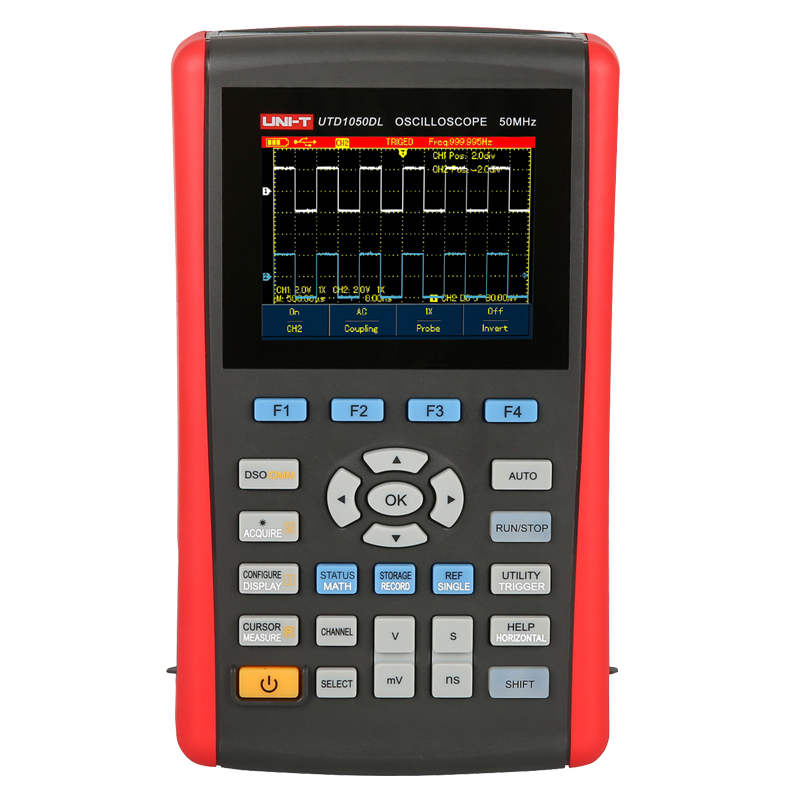 优利德手持式数字储存示波器万用表小型100M单双通道50M带宽探头-图3