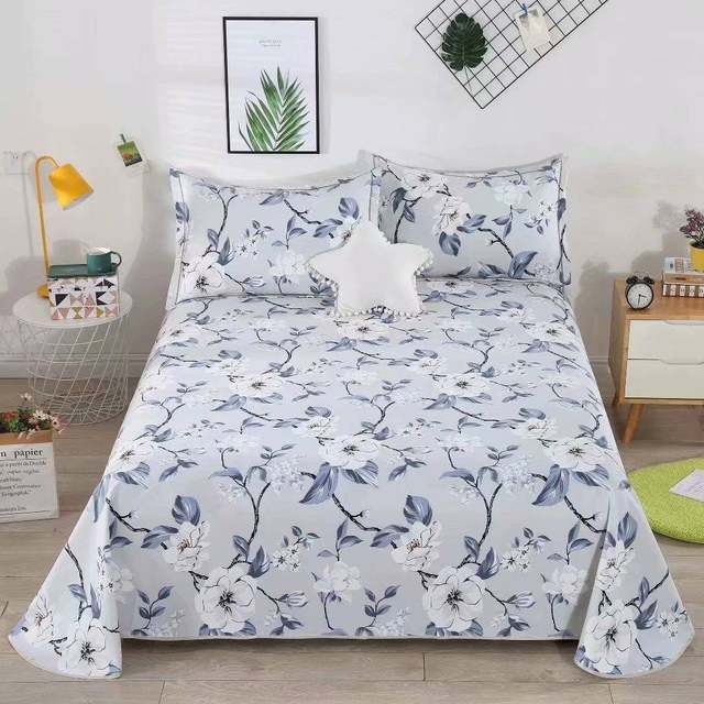 Pure cotton old coarse cloth bed sheets, cotton printed canvas fabric, European and American sofa tablecloth, solid color home fabric