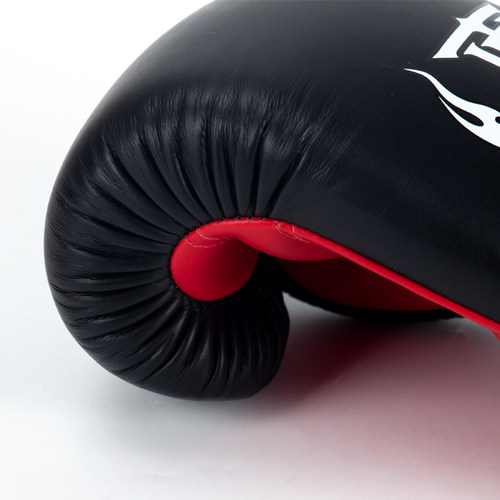 泰国进口tkb拳击手套专业搏击格斗泰拳训练加长手腕护腕真皮拳套 - 图1