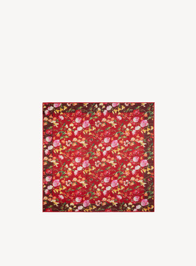 KENZO 26秋冬新品 女士花卉图案时尚围巾
