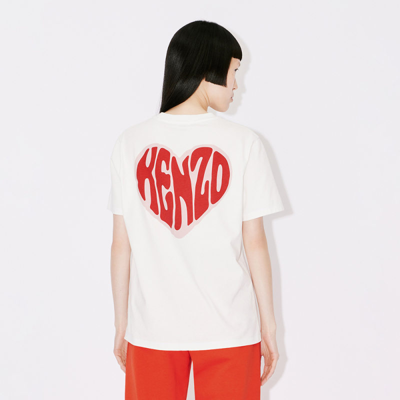 【七夕系列】KENZO爱心图案休闲时尚T恤