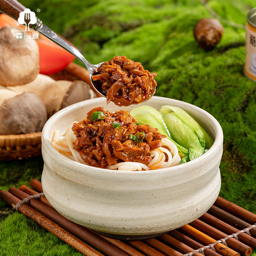 河北承德特产平泉特产森源蘑菇酱拌面拌饭酱料鹿肉酱150g*8礼盒 - 图3