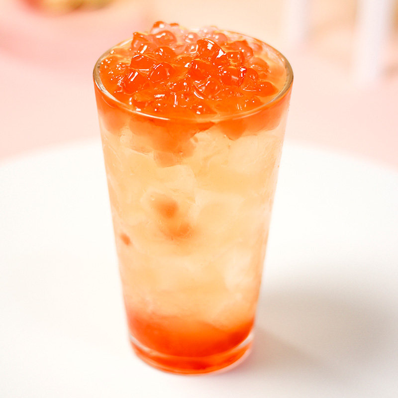 新仙尼果泥刨冰沙奶茶店水蜜桃果酱 拜爱果酱