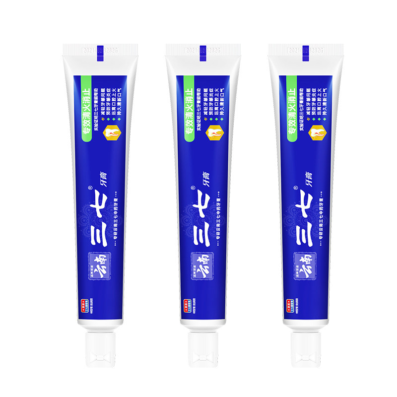 云南三七清火消止护龈祛口气清新 三七美舒牙膏