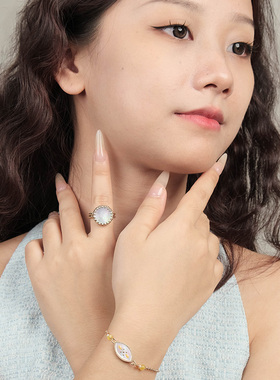 satellite女法国高级感设计戒指